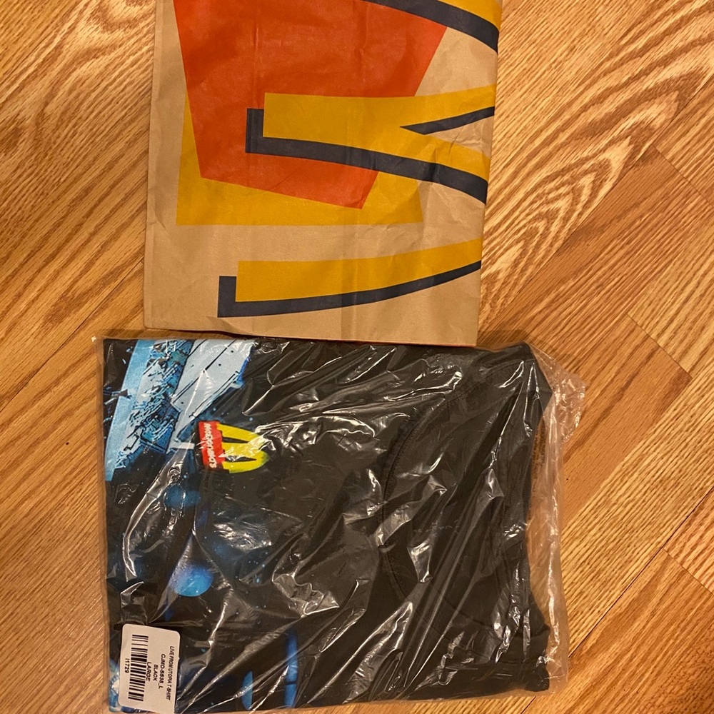 Travis Scott X McDonald’s Utopia Black T-Shirt